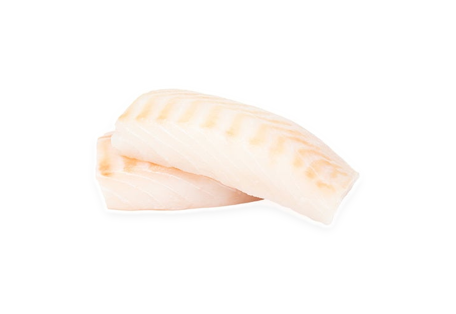 Frozen white fish loins